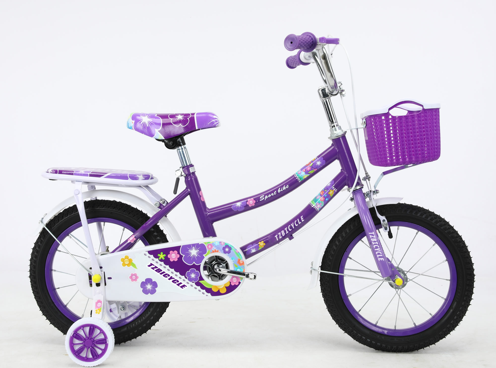 purple color kids bike for girls
