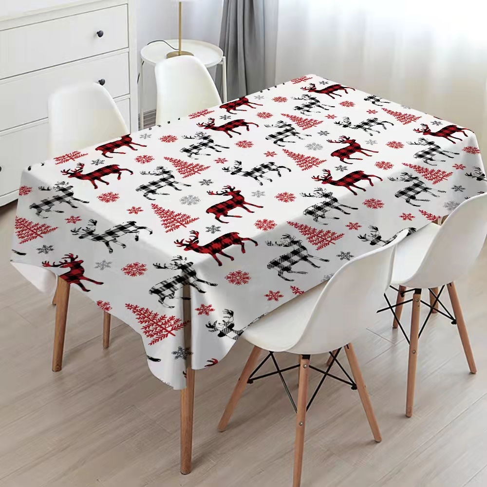 Microfiber printed tablecloth
