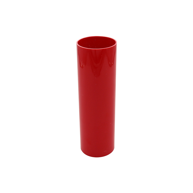 red plastic pile