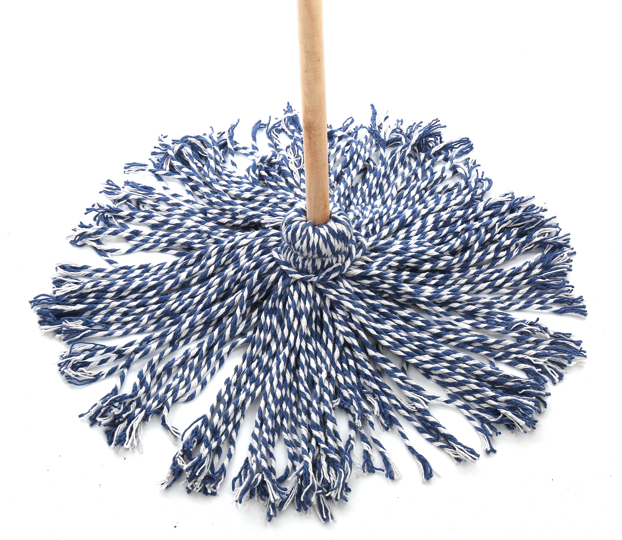 China wholesale floor cleaning cotton mop Dust Mop with wooden handle