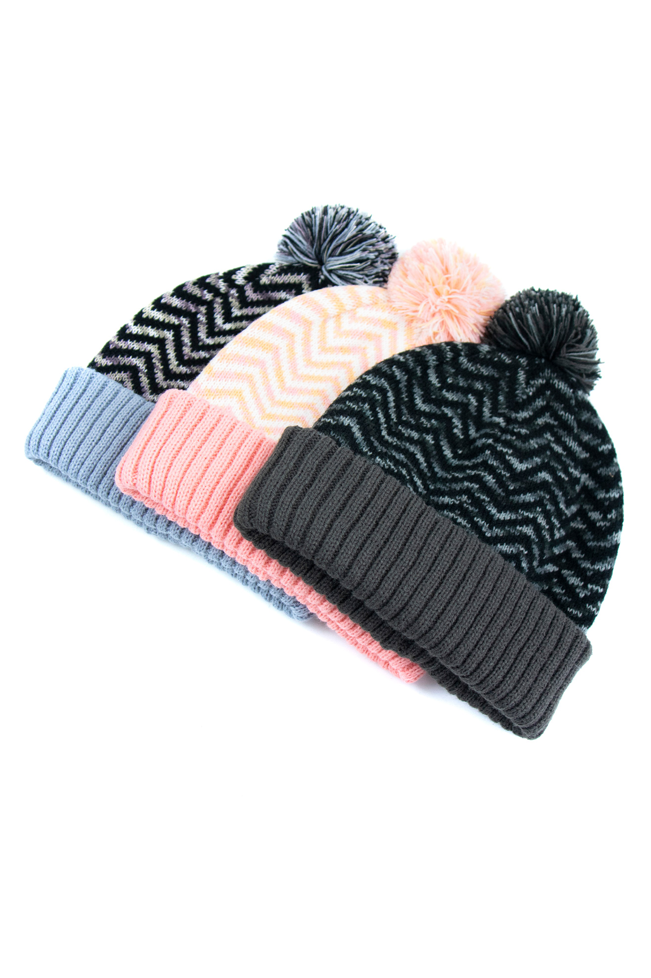 Jacquard Knitted Beanie Hat