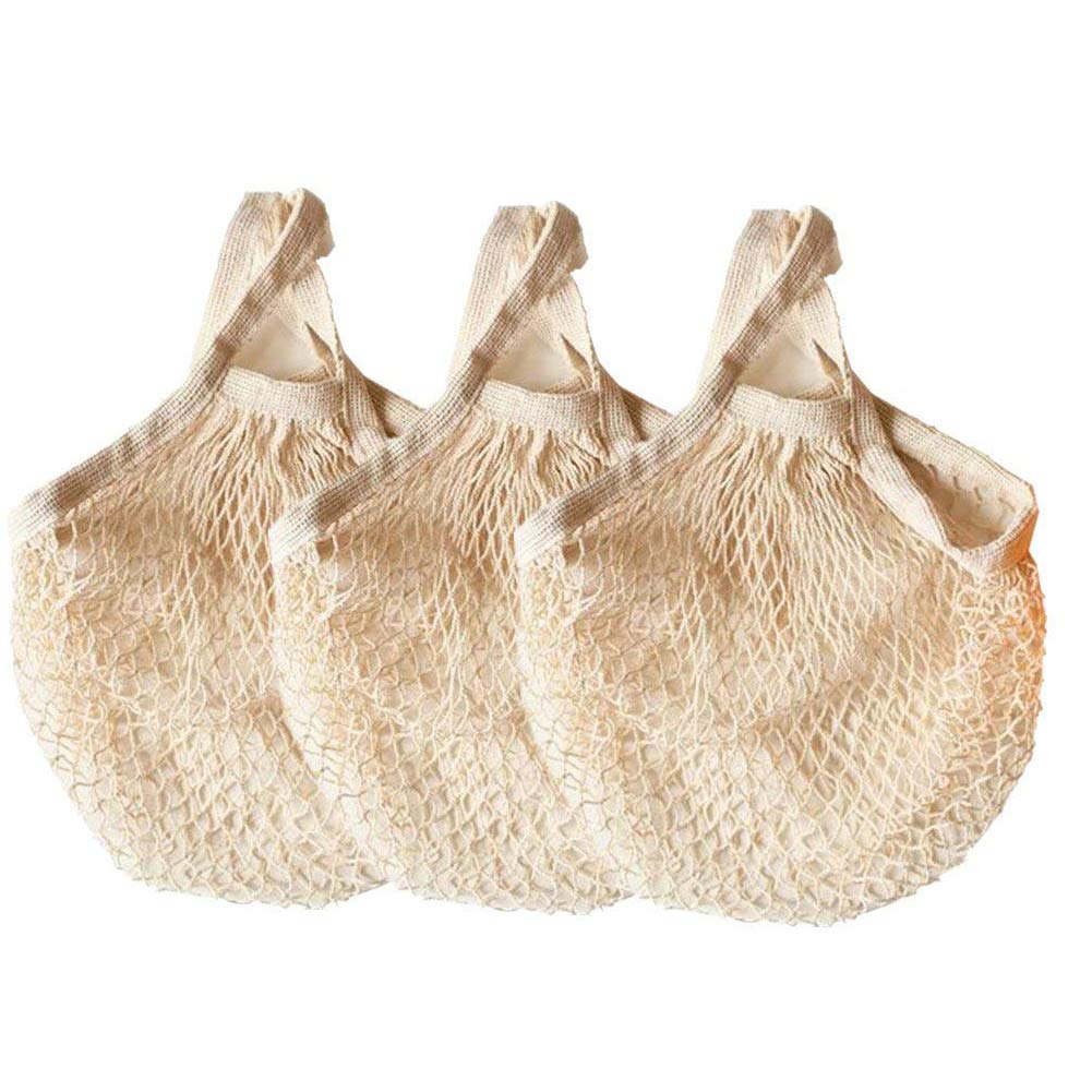Reusable Eco Friendly Grocery Mesh Canvas Bag Shopping Net Produce Fruit Organic Cotton Mesh Bag