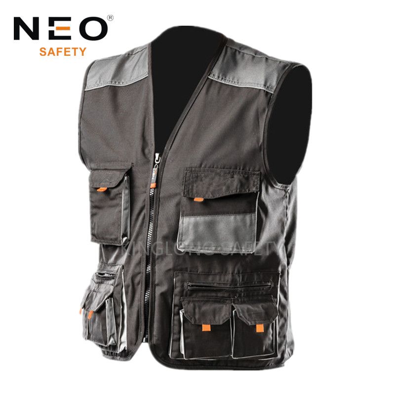 High Quality Summer Canvas Working Vest
