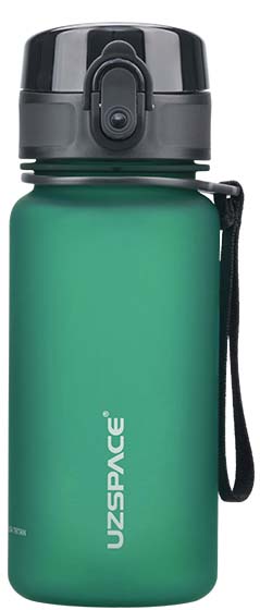 UZSPACE Classic student school running sports tritan water bottle with custom logo and 1-click open