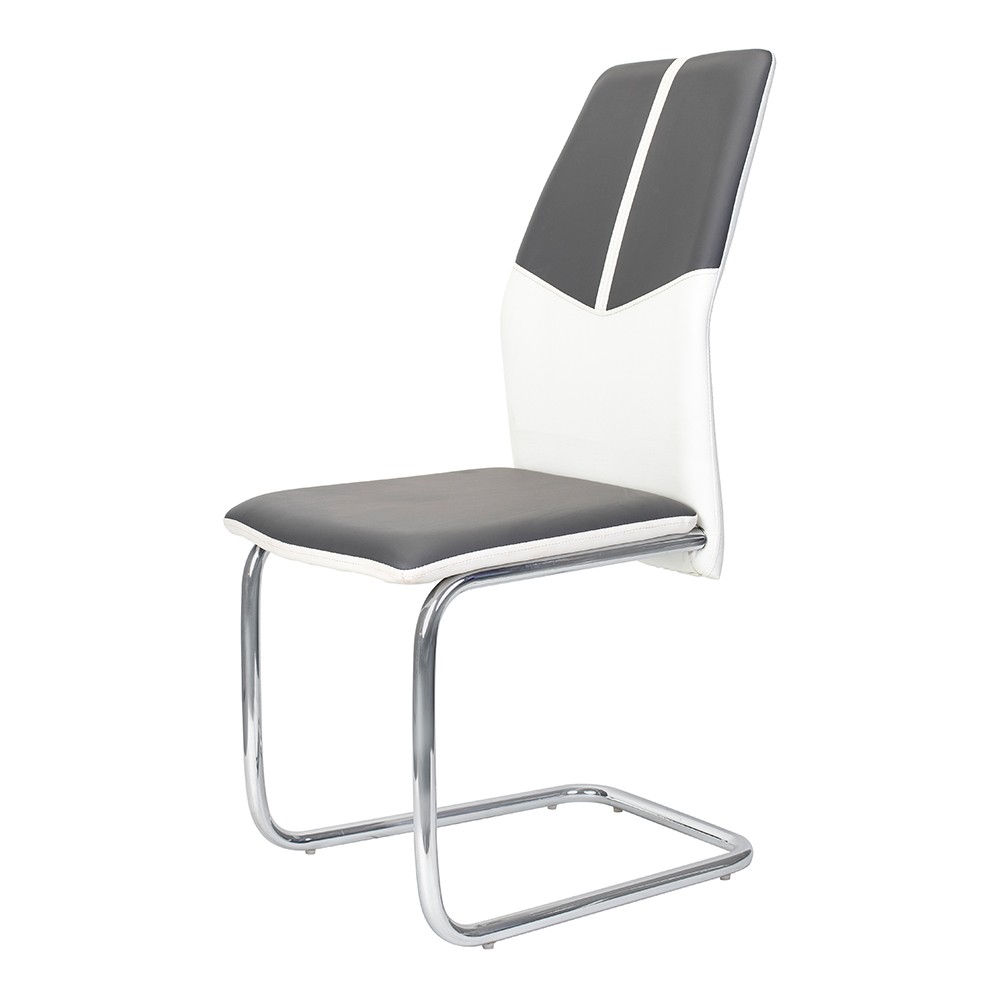Chrome Swing Dining Chair