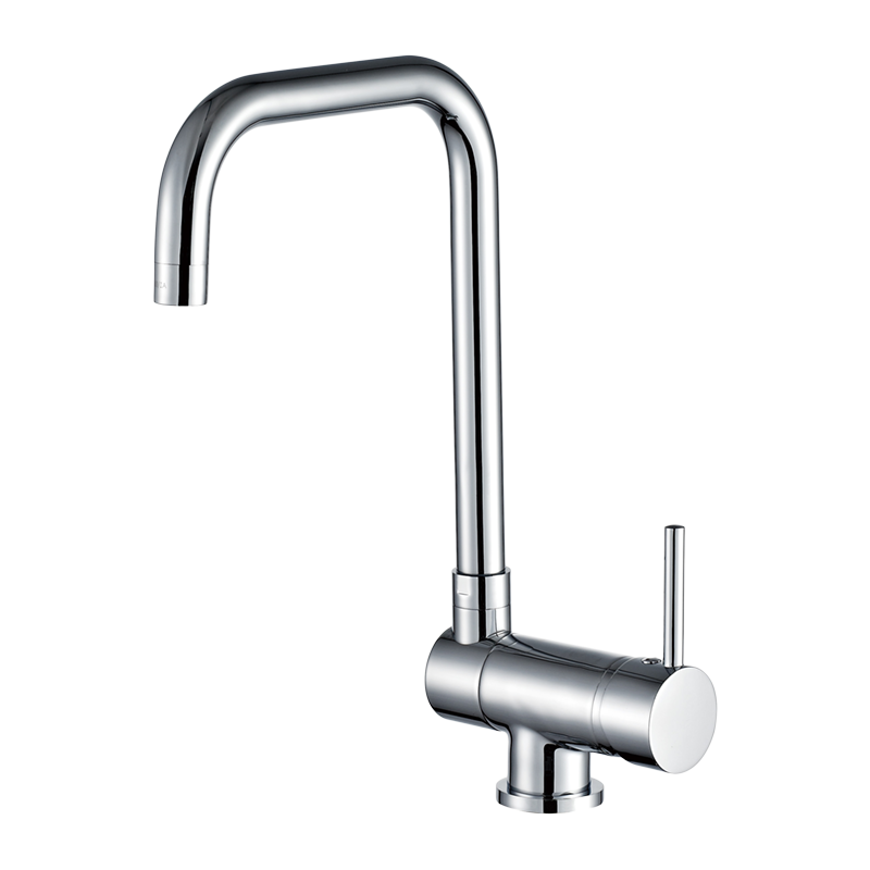 Single Lever Brass Kitchen Faucet