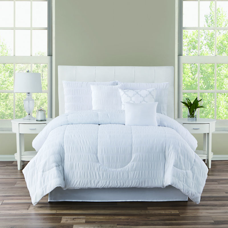 110gsm Seersuck 7pc Comf Set