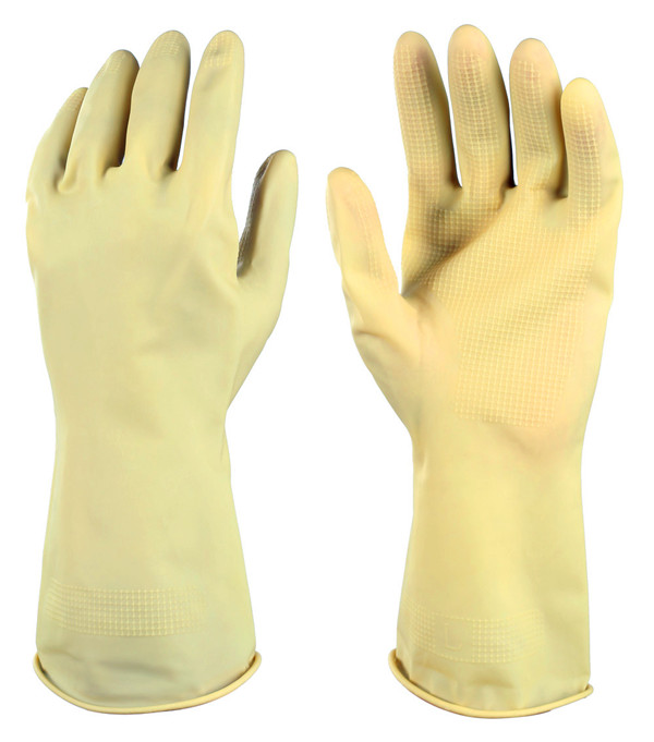 Xingli Yellow cleaning household latex gloves