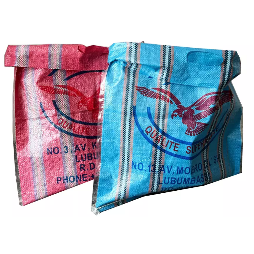 Colorful shopping bags with coating to Africa