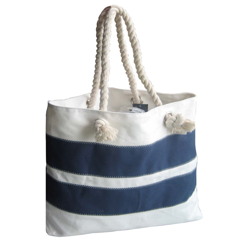 Printed Logo Large Lightweight Gym Beach Travel Daily Shopping Hand Bag Shoulder Canvas Tote Bag