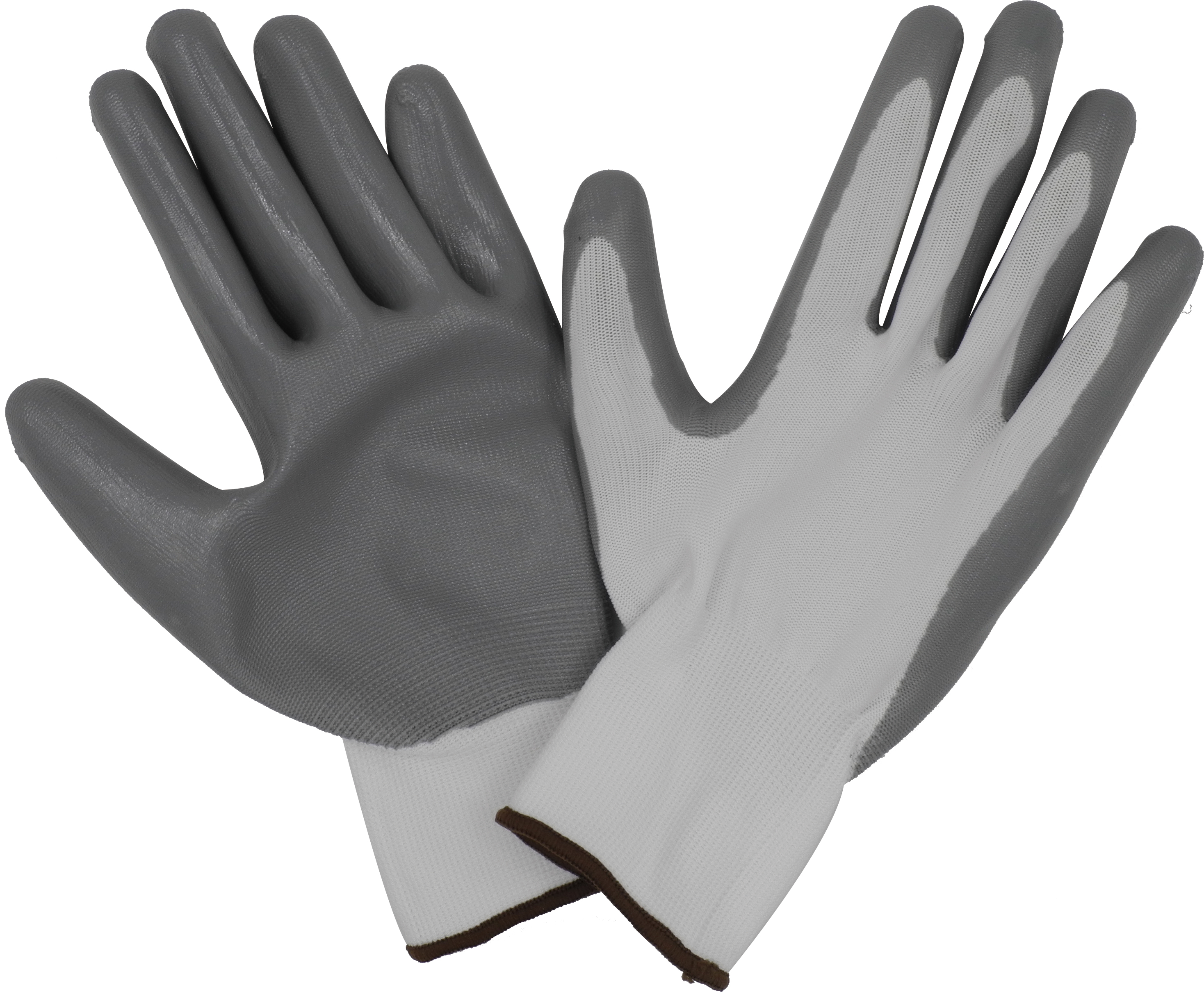 Nitrile Coated Glove，Nylon/Polyester，Smooth Finish