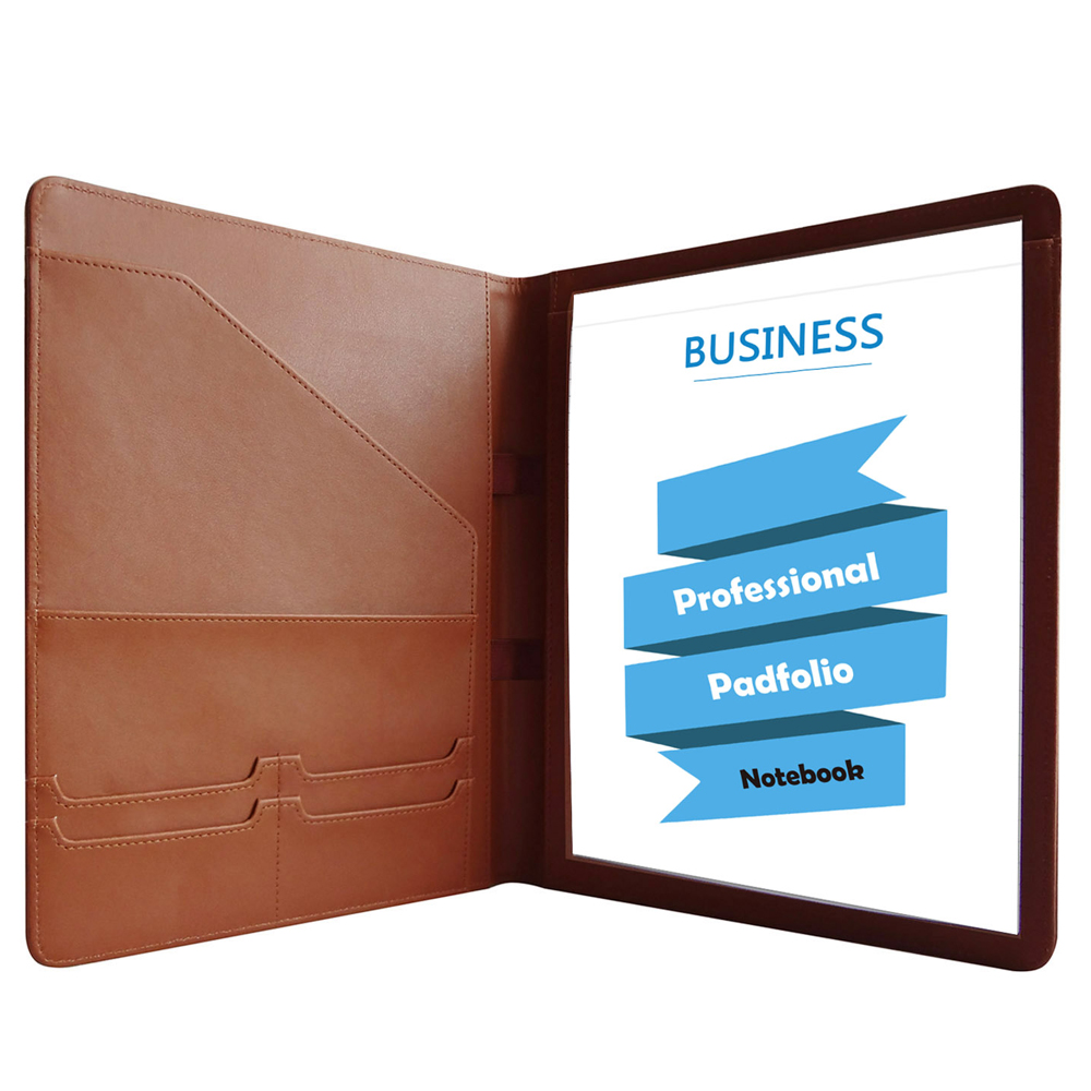 Full Grain Resume Interview Folio Personalized Handmade Leather Legal Padfolio Organizer