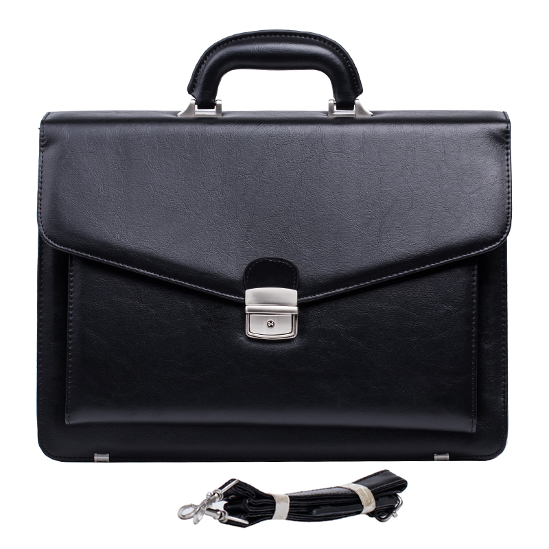 New China Factory Handmade Italian Laptop Bag Classy Brown Attache Case Leather Briefcase for Men