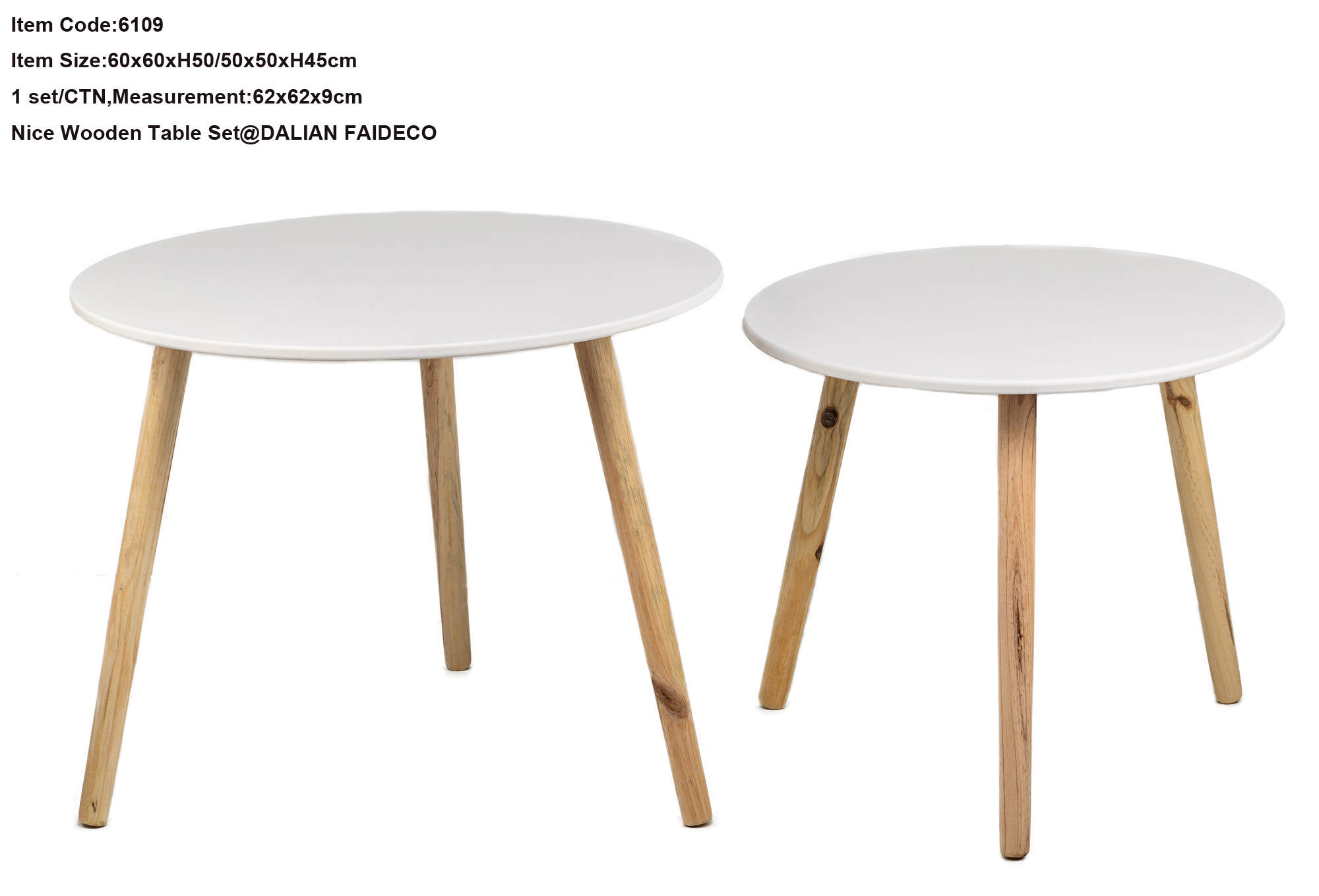 S/2 Wooden table