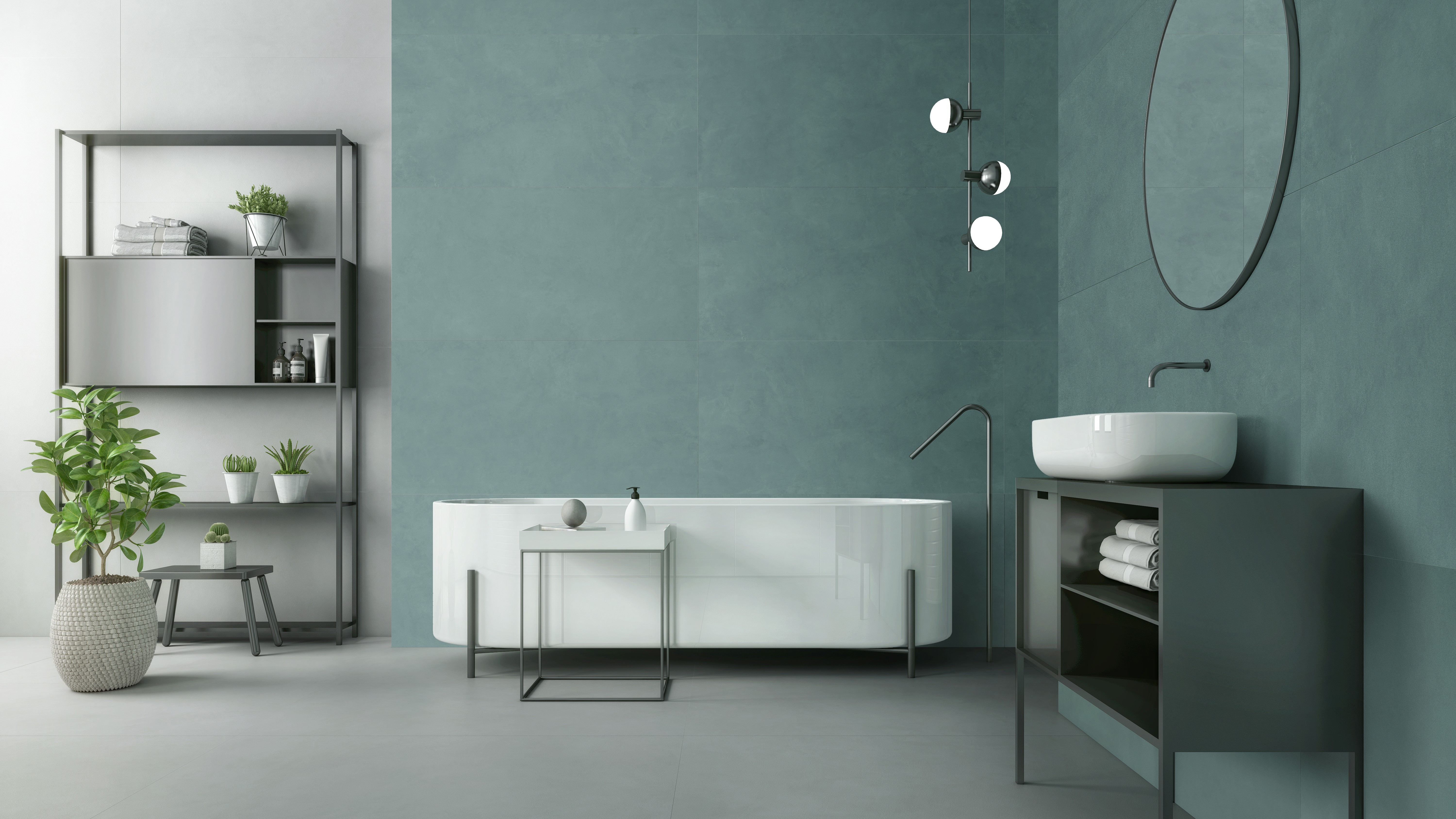 Cement Look Porcelain Tile-- Portland