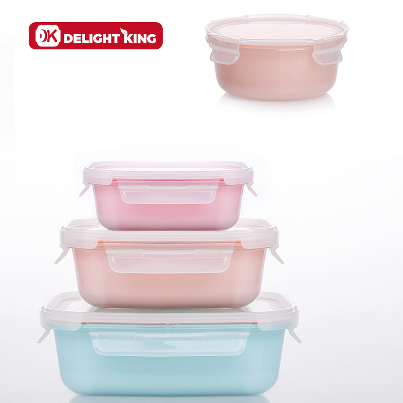 Glass food container