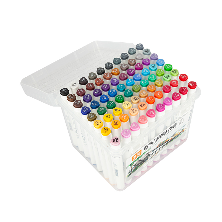 701 Triangle Art Marker with dual-tip