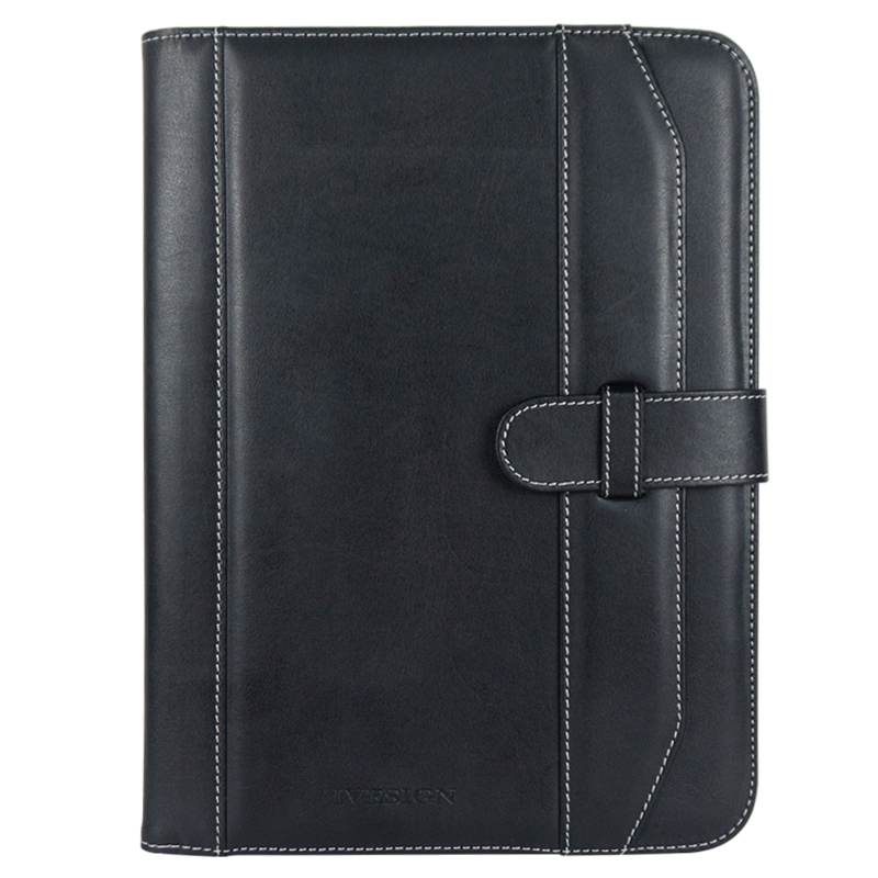 Faux PU Leather Legal Pad Holder Padfolio Letter Size A4 Writing Pad Clipboard Folder Portfolio
