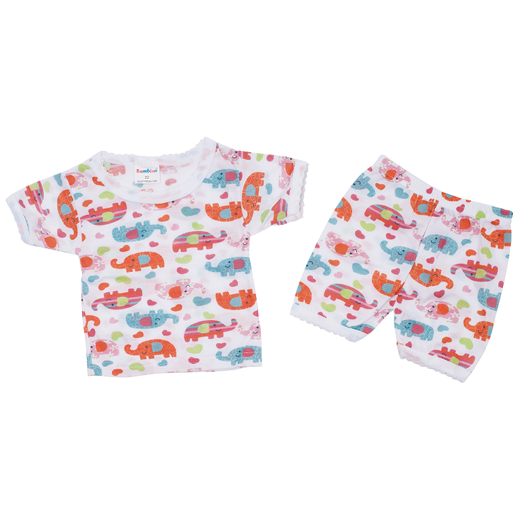 Wholesale 2 Pieces Baby Kids Clothes Set Short Sleeves Soft Clothing Sets For Newborn Baby