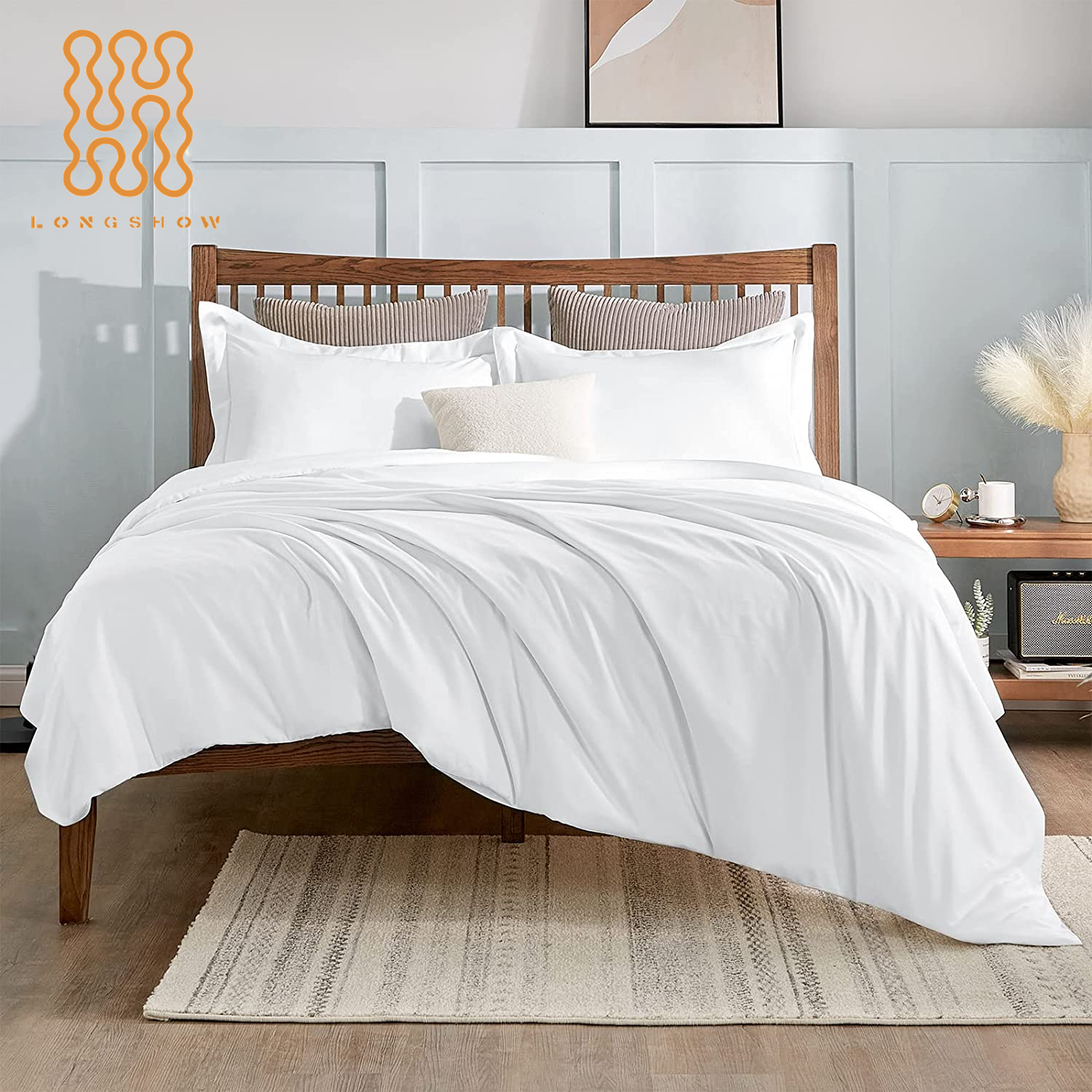 Bamboo bed sheet set