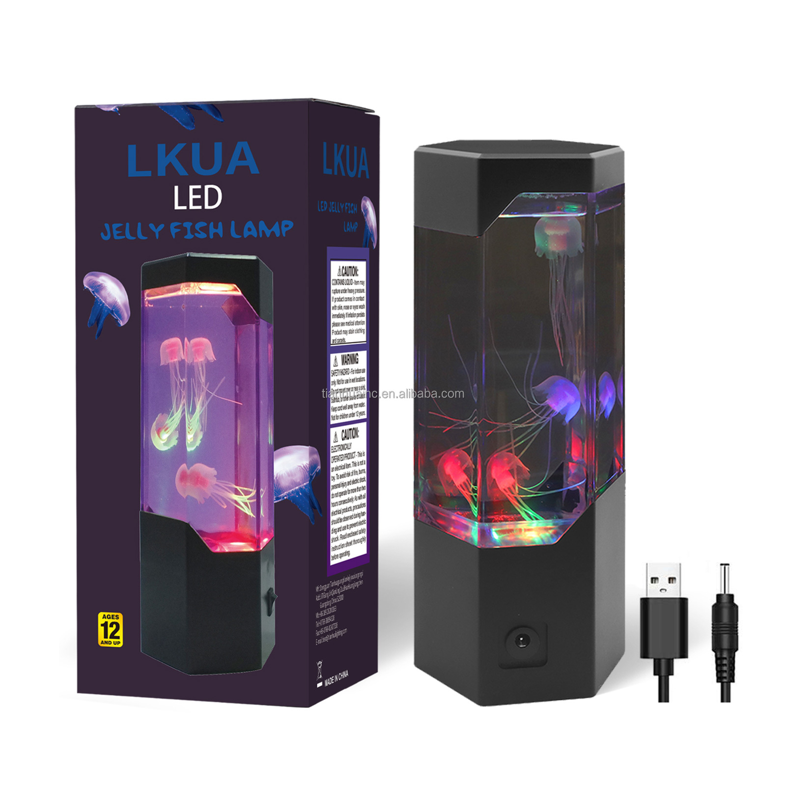LED jellyfish mood lamp decorative desk lamp
