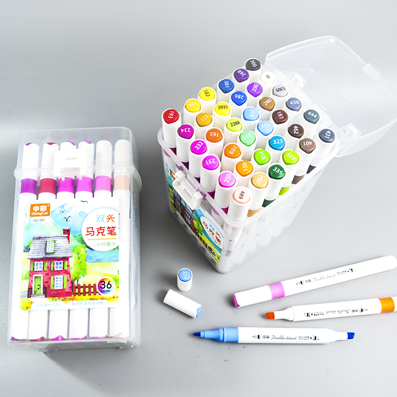 901 Small Round Art Marker with dual-tip