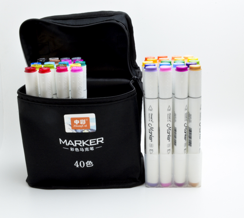 701P Triangle Art Marker with dual-tip Factory wholesale customized