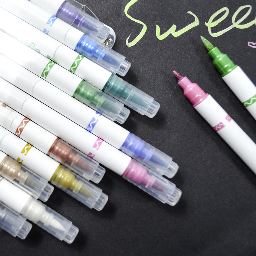 2188 Metallic Markers -Dual Tip Factory wholesale customized