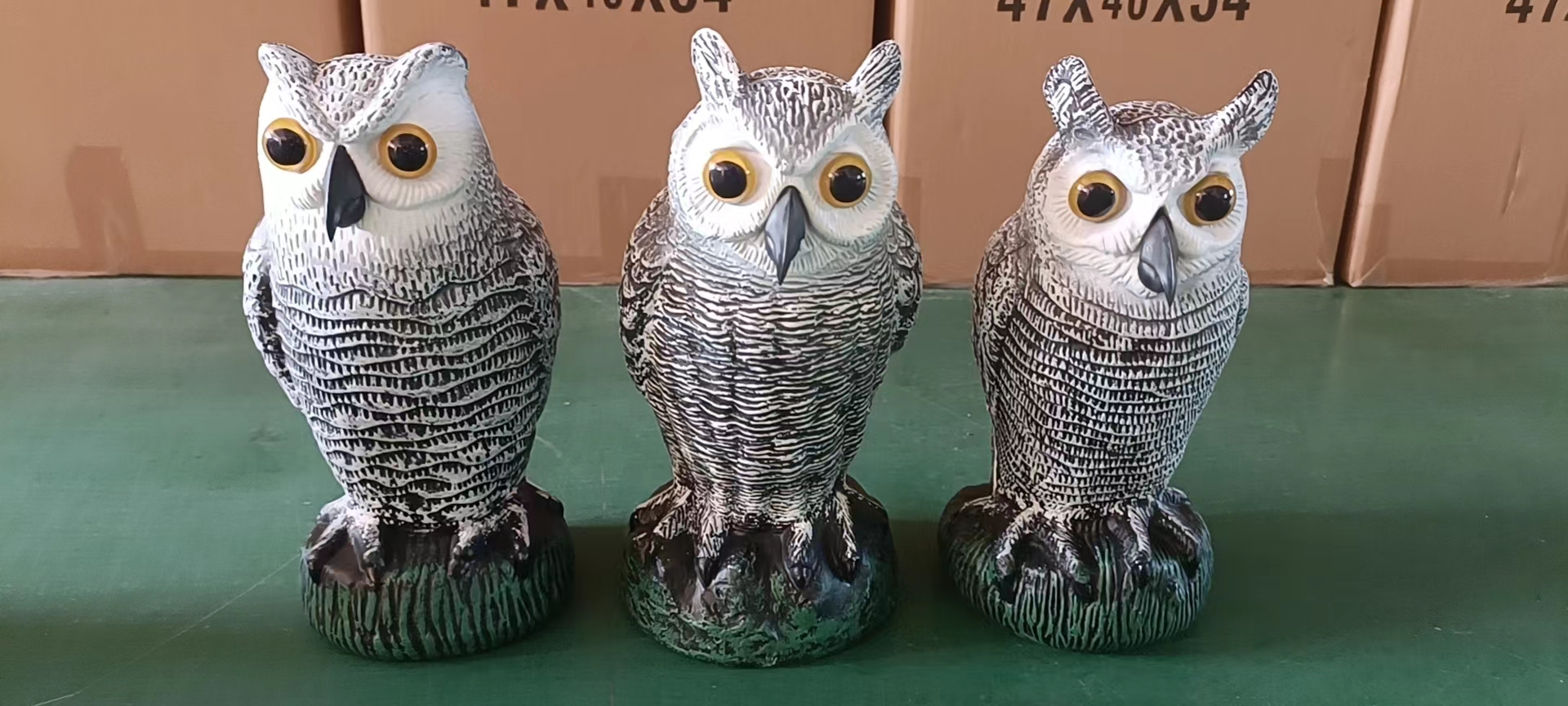 Pest Control, fake owl, fake bird, 360 turn head owl