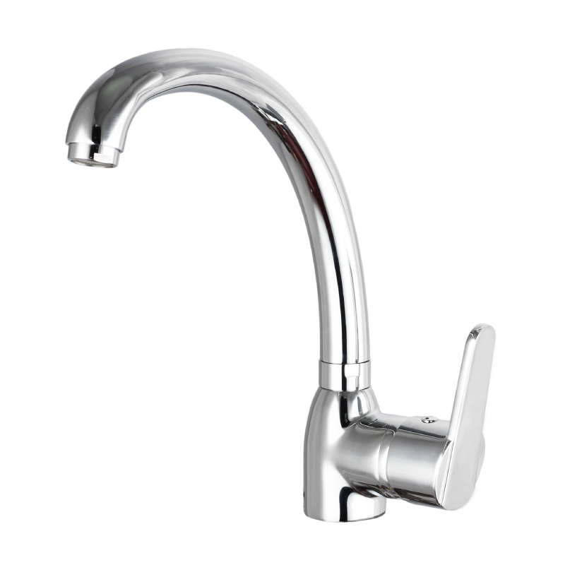 Single Lever Brass Kitchen Faucet