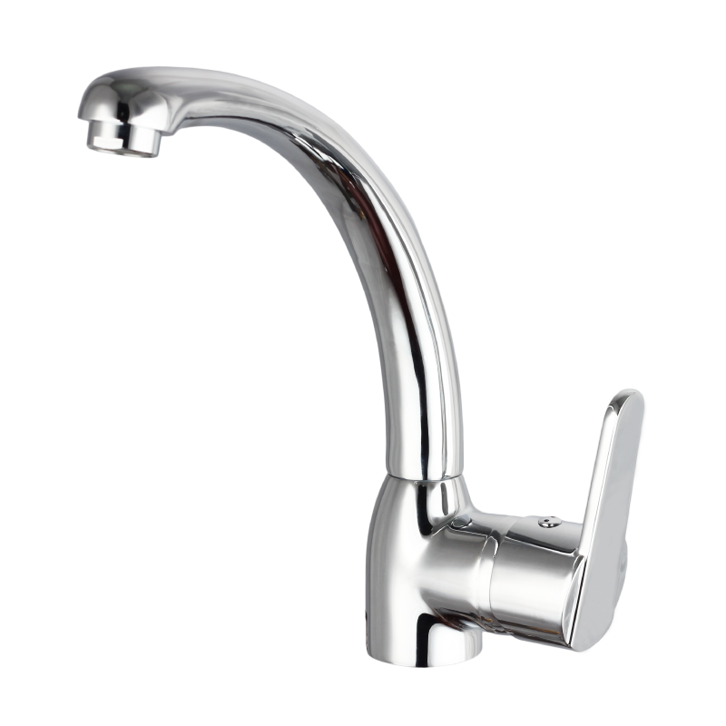 Single Lever Brass Kitchen Faucet