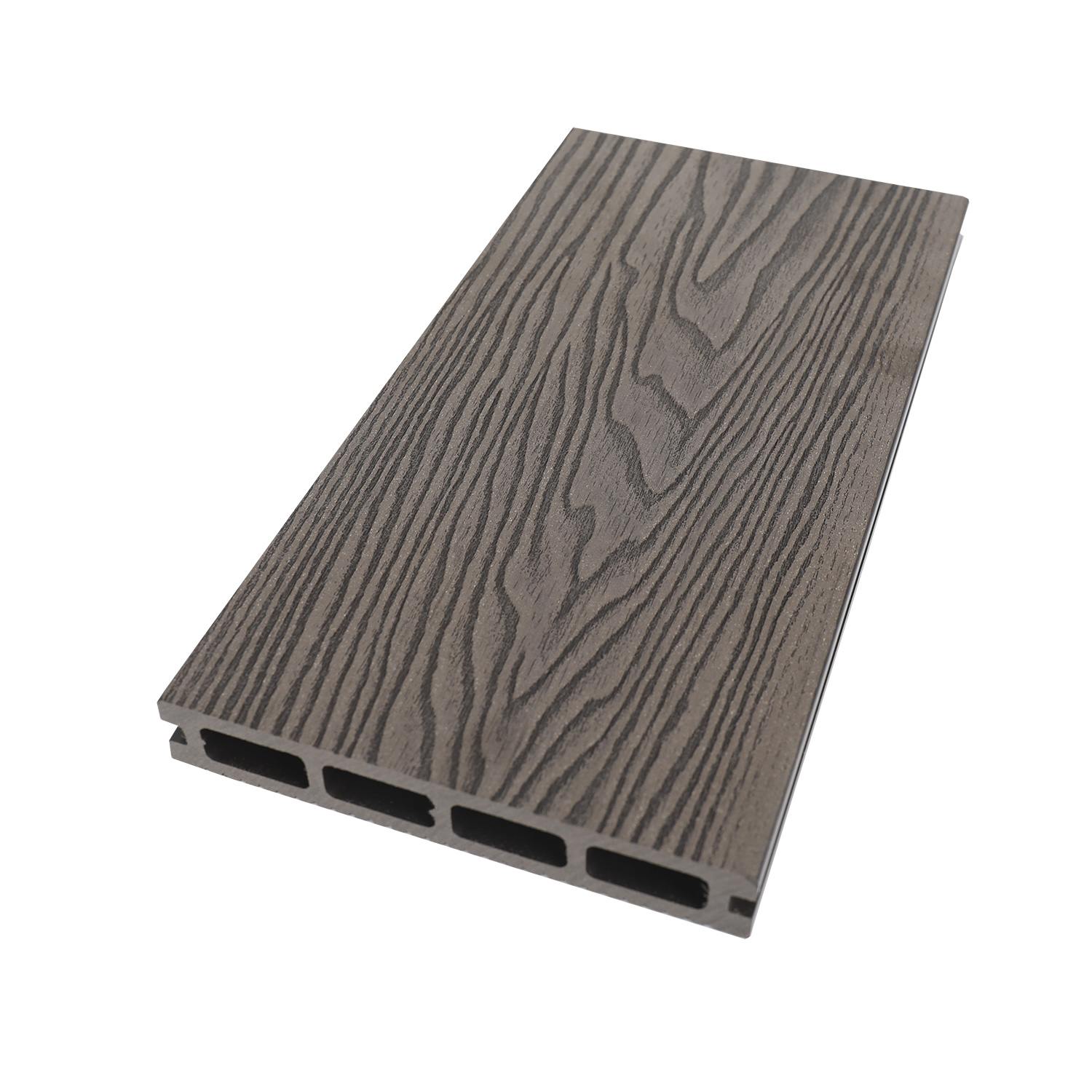 3D embossed hollow outdoor wood-plastic floor is the king of cost performance150*24.5mm
