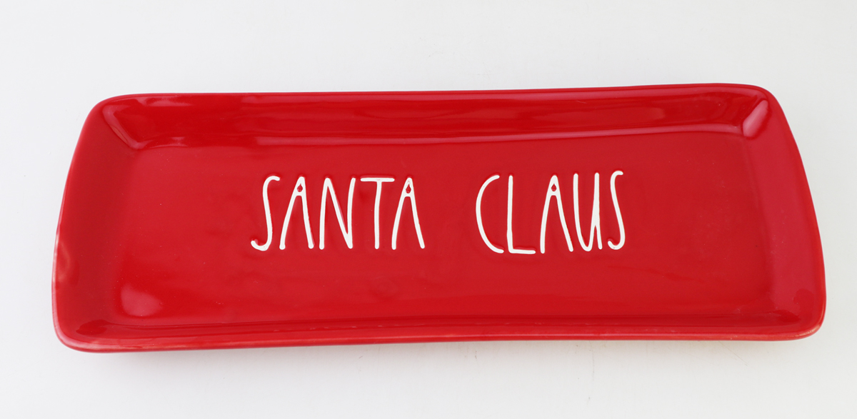 Santa claus plate