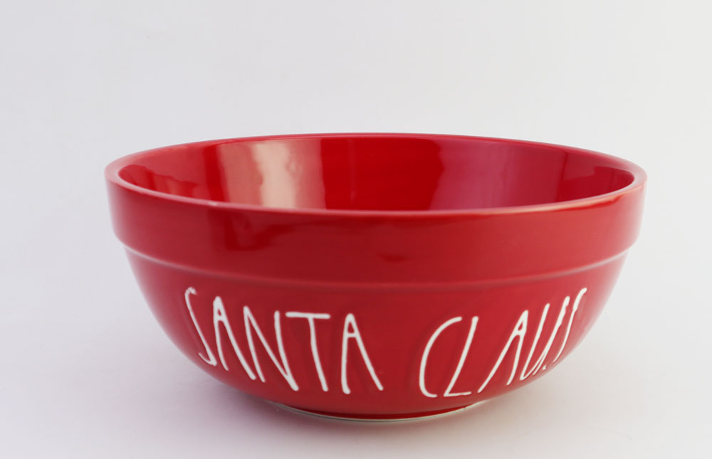Santa claus bowl