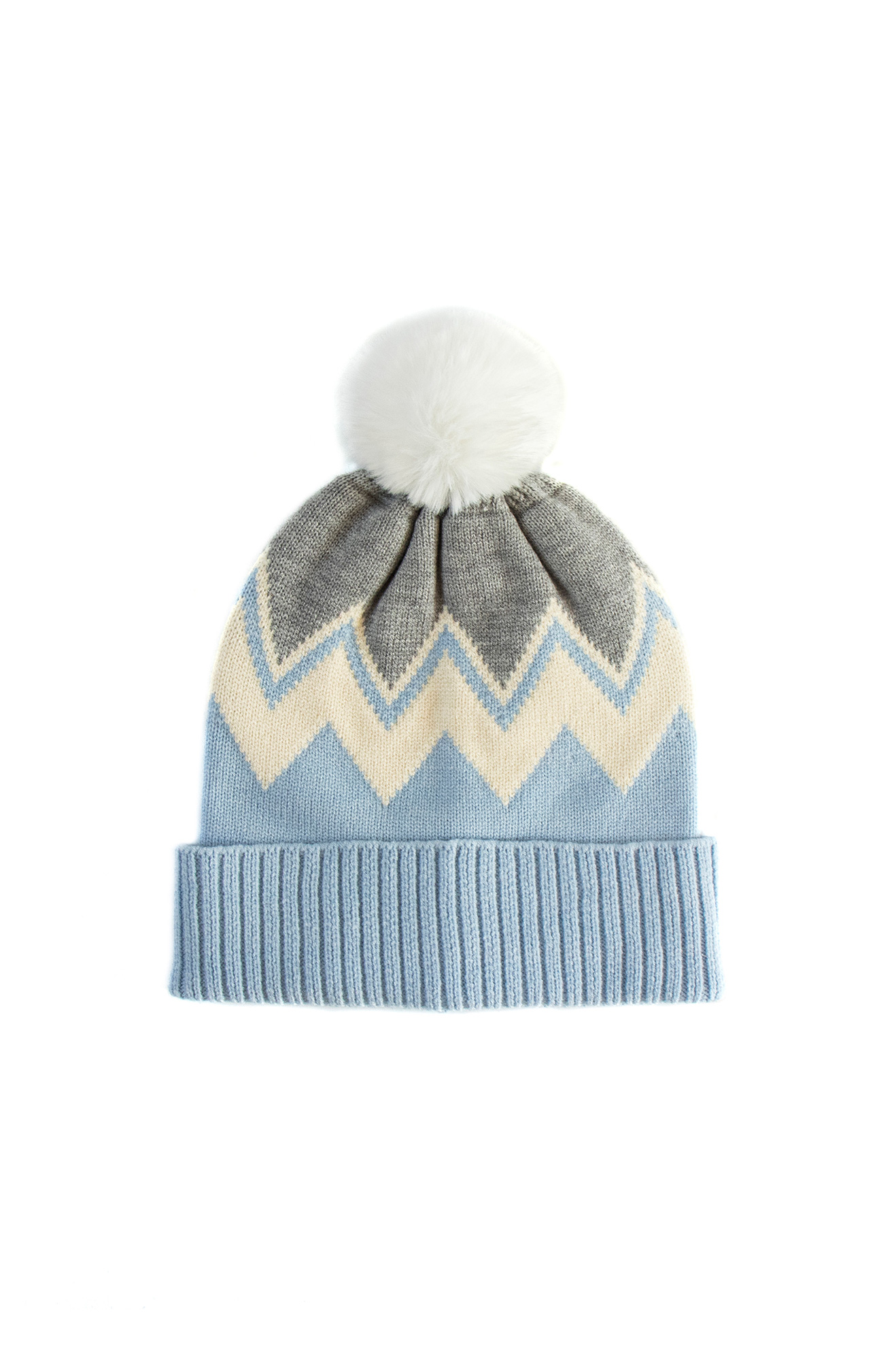Jacquard Knitted Beanie Hat