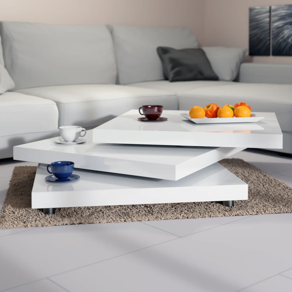 High Gloss coffee tables rotatable /multi-function /tea table/ living room funitures
