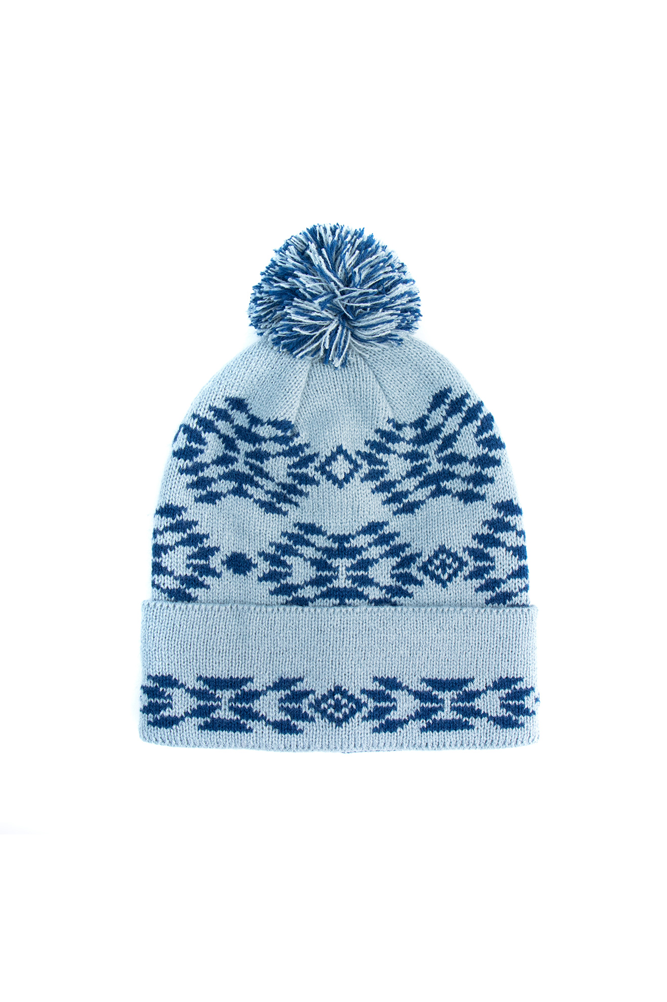 Jacquard Knitted Beanie Hat