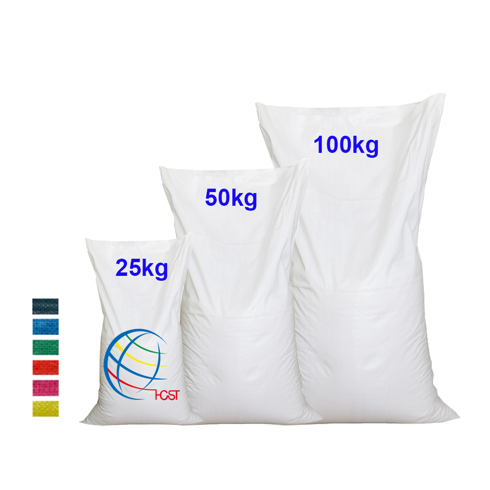 China 25kg 50kg 100kg polypropylene rice sack laminated pp woven bag