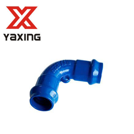 PVC double socket bend