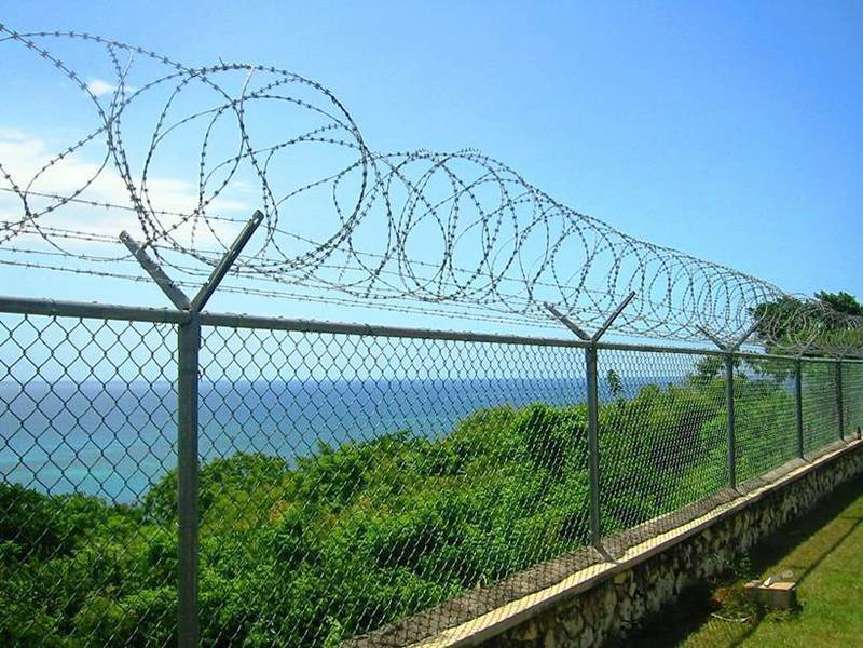 Chain link fence