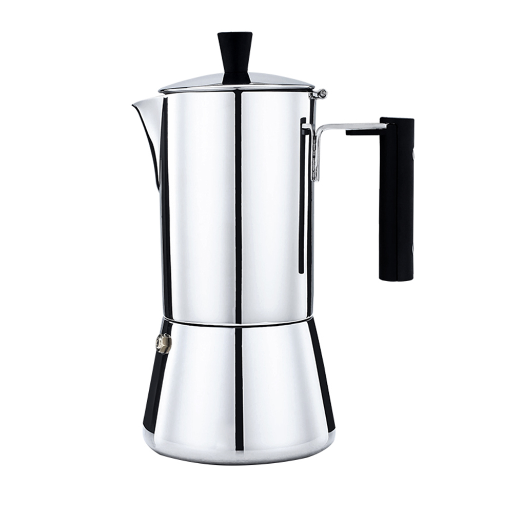 Stovetop coffee maker espresso maker stainless steel Italian coffee machine moka pot for all stoves