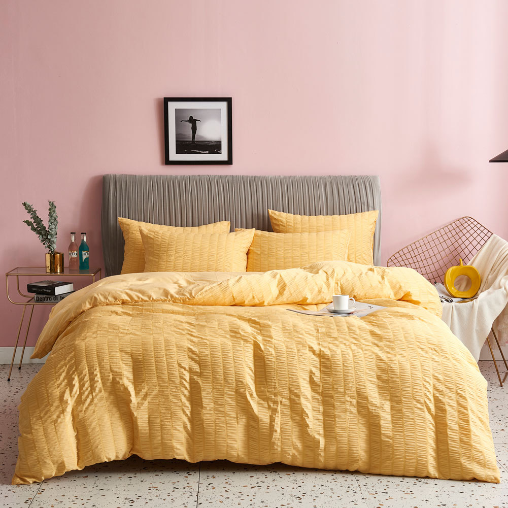 5pc Seersucker Comforter Set bedding