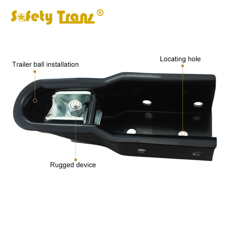 Black E-Coating American Trailer Coupling Trailer Ball Connector