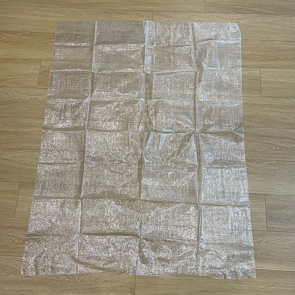 110*150cm clear plastic PP woven transparent sack bag sheets for packing used clothing