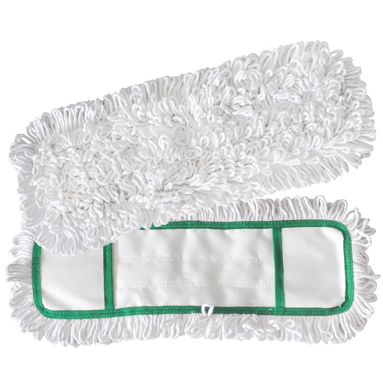 Hospital industry Floor Clean Quick Dry eco Cotton manufacturing tufting Mop Head Refill Replacement