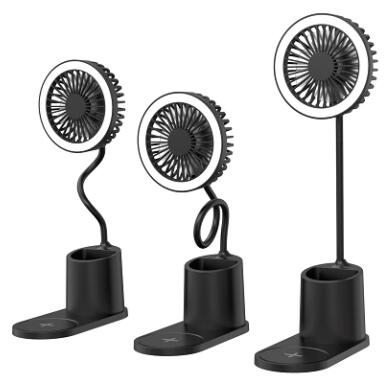 LED Fan wireless charger