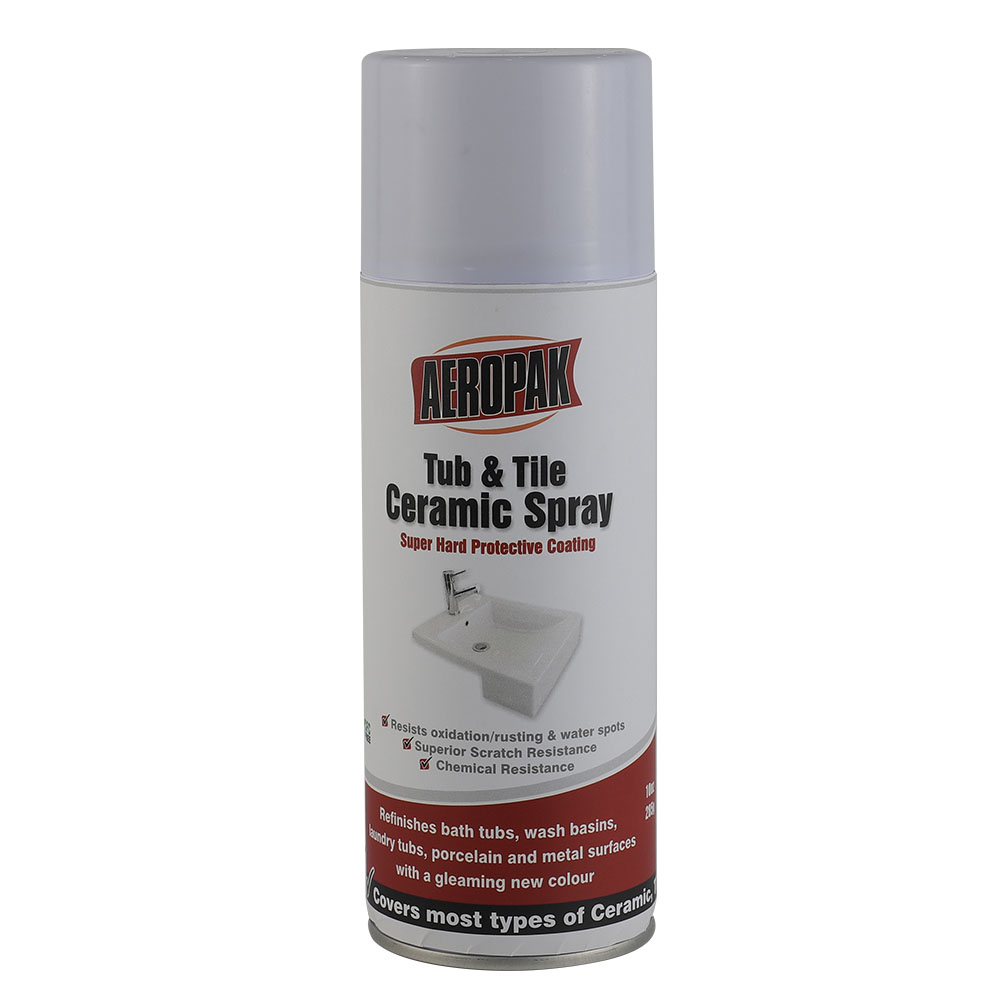 Aeropak 400ml Aerosol Tub Tile Ceramic Paint for Shower Tile