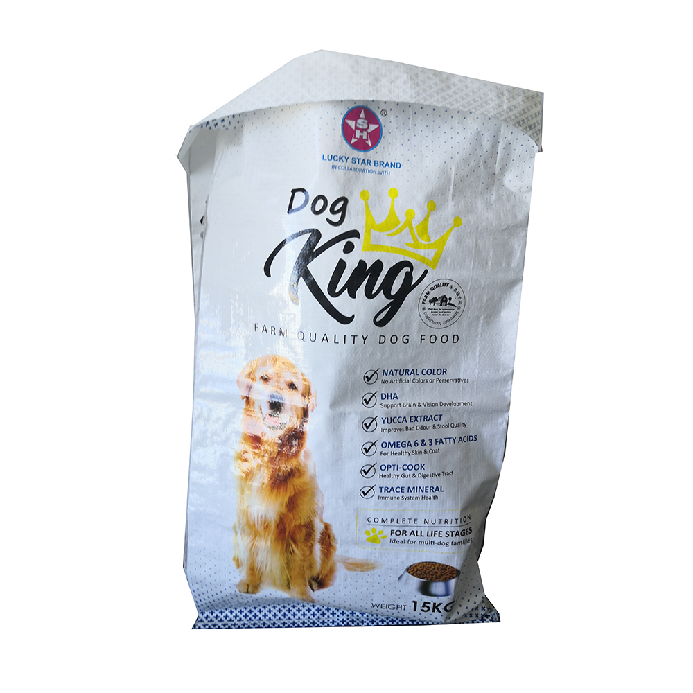 10kg 25kg 50kg PP woven polypropylene raffia bags sacks for pet food BOPP laminated