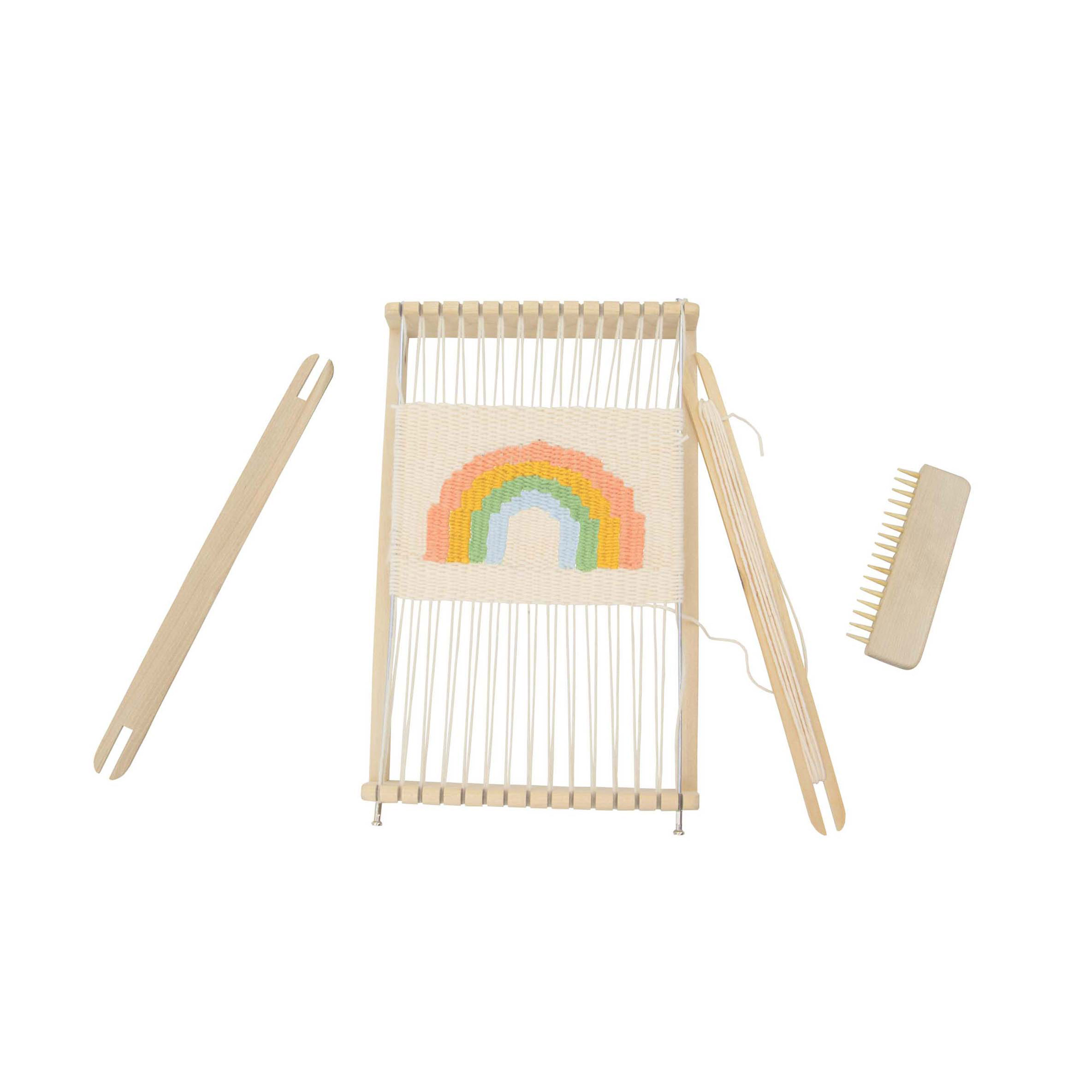 Lindatoy wooden toy weaving loom for gilrs ages 3 4 5 6 7 and up