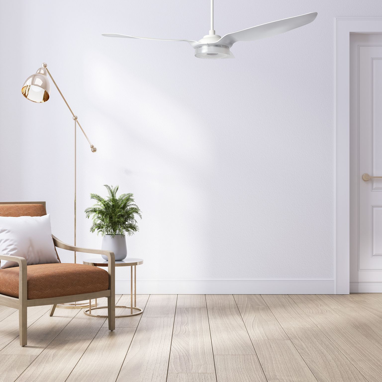 Shunde Icebreaker 56'' 3-Blade Smart Ceiling Fan With Remote